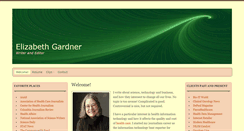 Desktop Screenshot of elizabethgardner.net